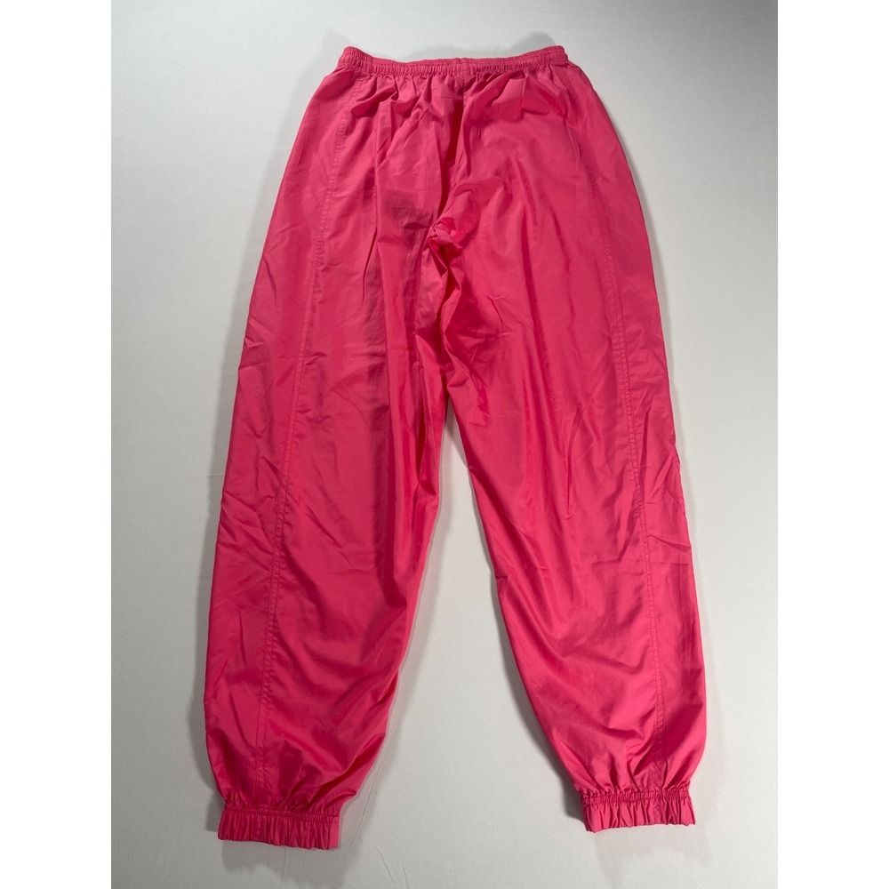 VTG 90's Nike Elite Spellout Shiny Ballon Baggy Windbreaker Pants Women's M - Picture 7 of 9